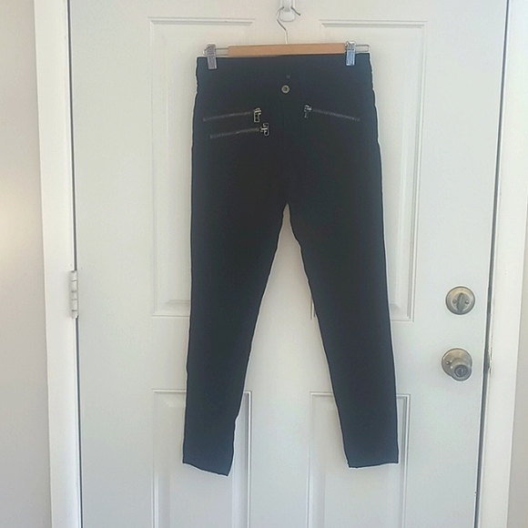 Carmar stretch black moto zipper jeans size 26 - Picture 1 of 10